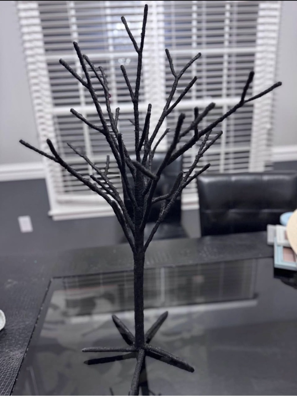 QVC Black Decorative Branch Jewelry Tree